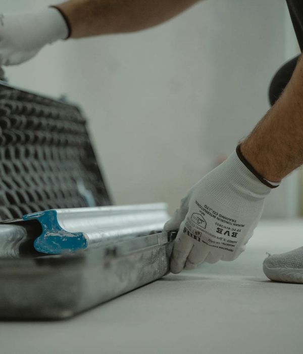 Professional handyman arriving with toolbox for scheduled home service